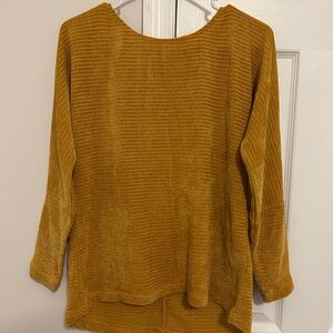 Mustard Yellow Knit Sweater